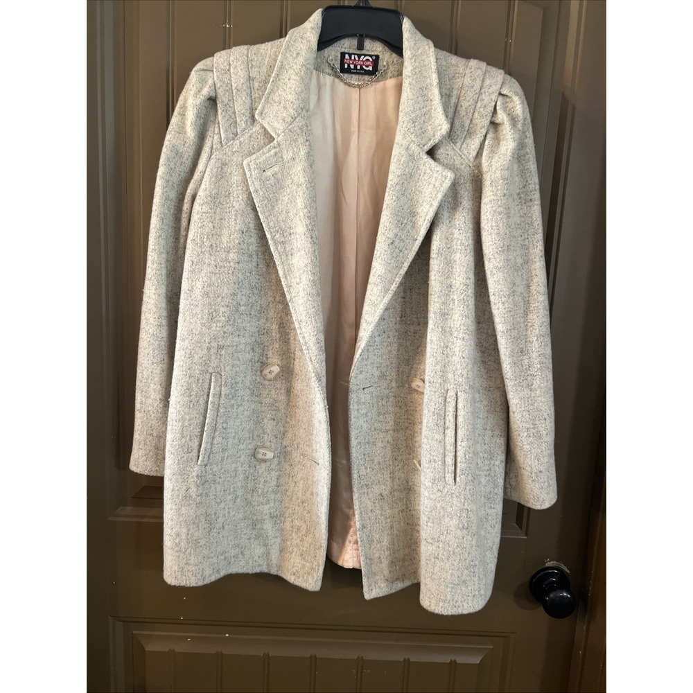 Vintage 80's Union Made New York Girl Wool Blend Jacket. Size 10